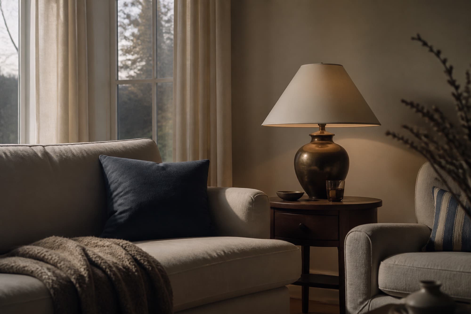 Quiet sitting room